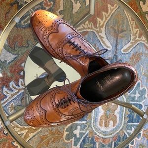 Allen Edmonds McAllister wingtip shoes.  Color walnut
